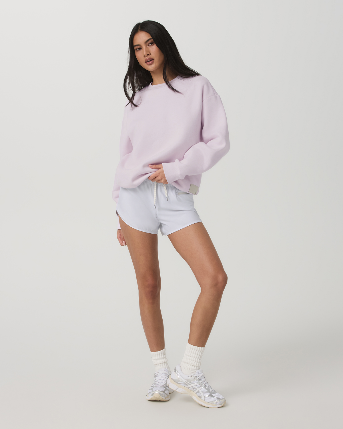 Restore Oversized Crew 2.0 Women's Lilac Breeze Sweatshirt - Image 4