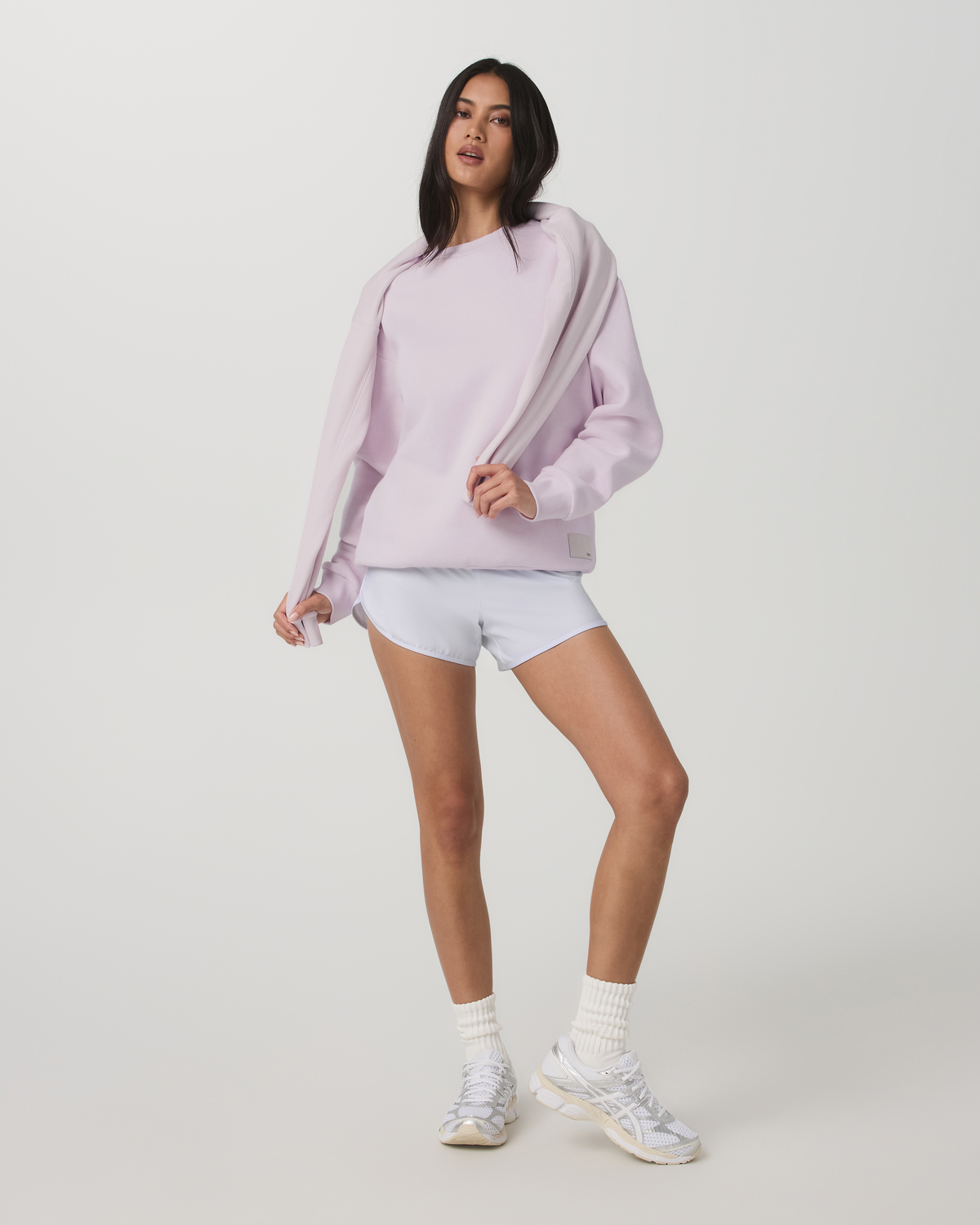 Restore Oversized Crew 2.0 Women's Lilac Breeze Sweatshirt - Image 6