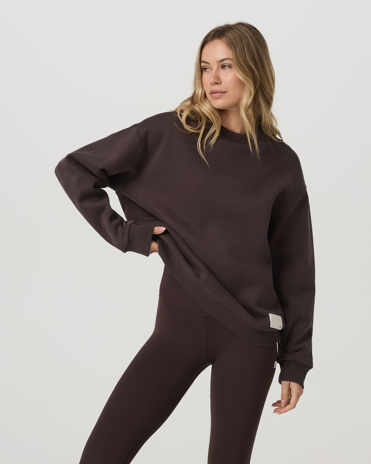 Restore Oversized Crew 2.0 French Roast Sweatshirt