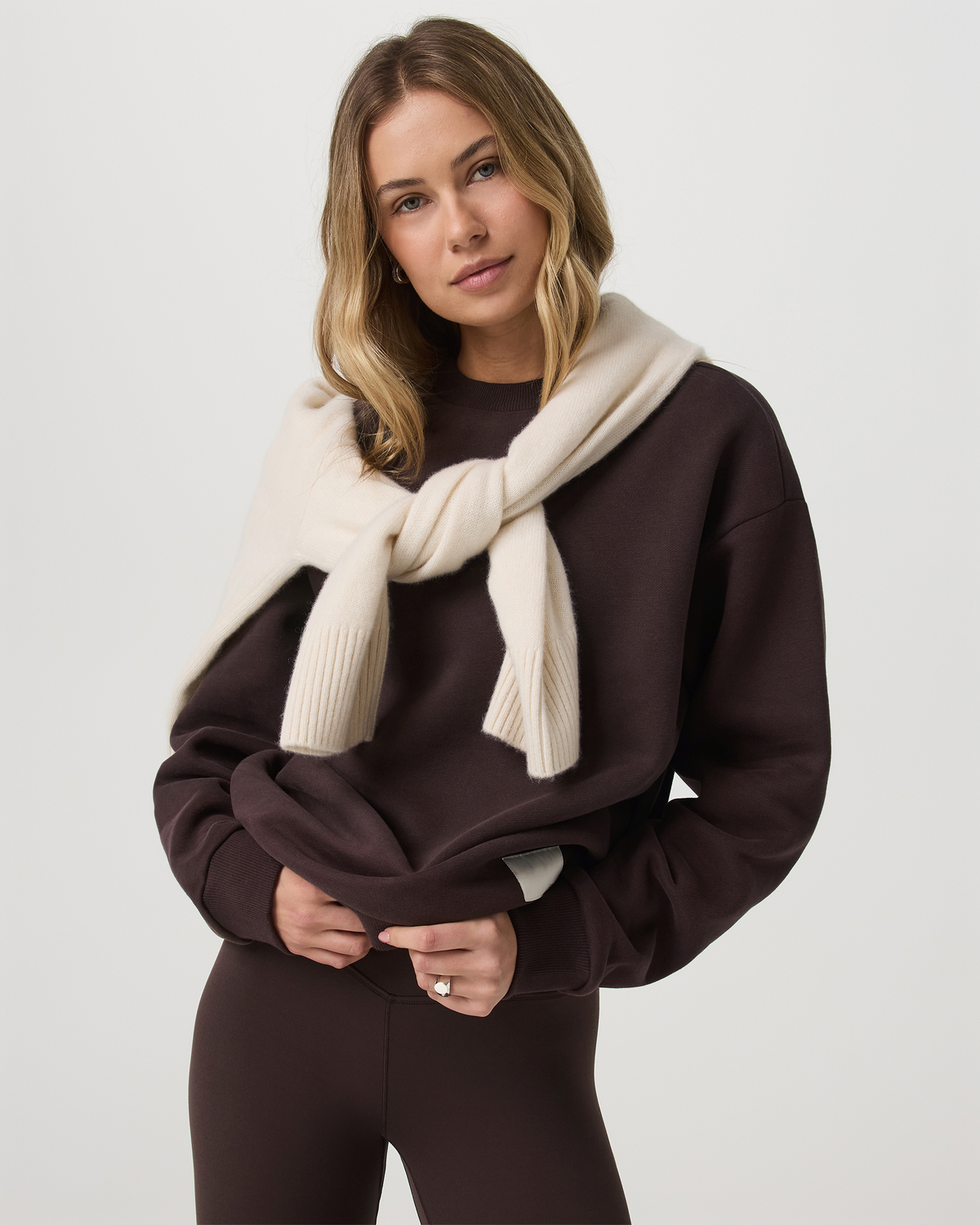 Restore Oversized Crew 2.0 French Roast Sweatshirt - Image 2