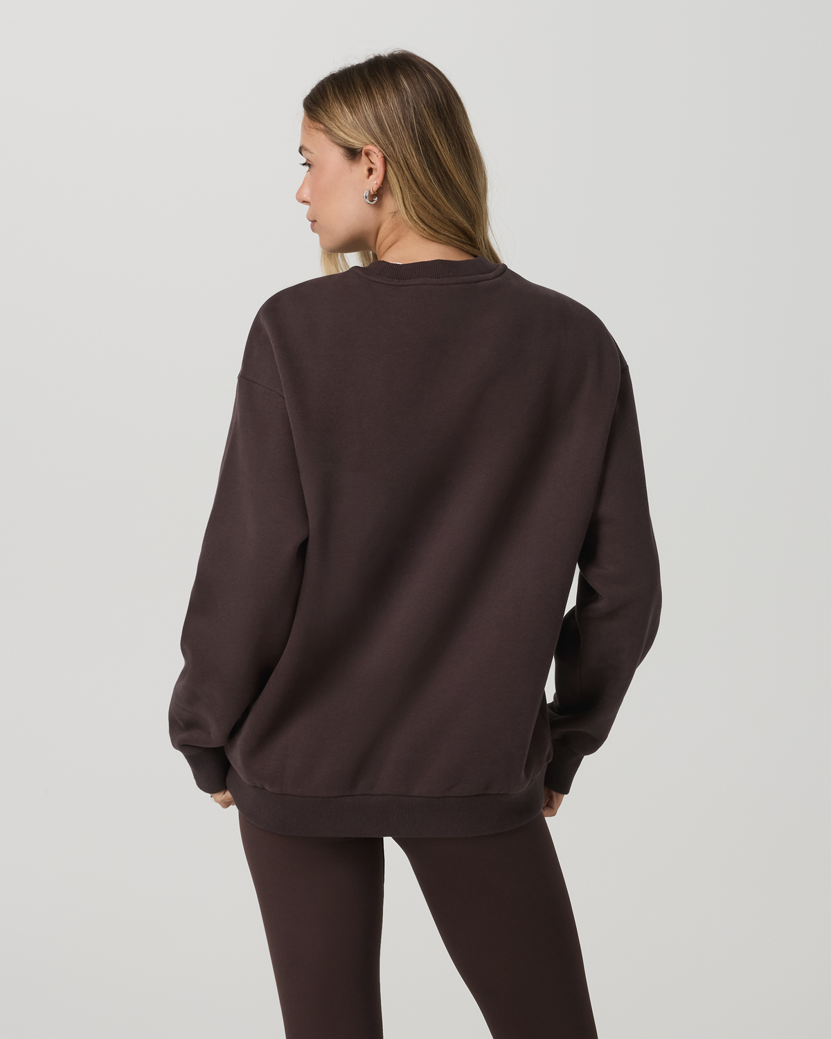 Restore Oversized Crew 2.0 French Roast Sweatshirt - Image 3