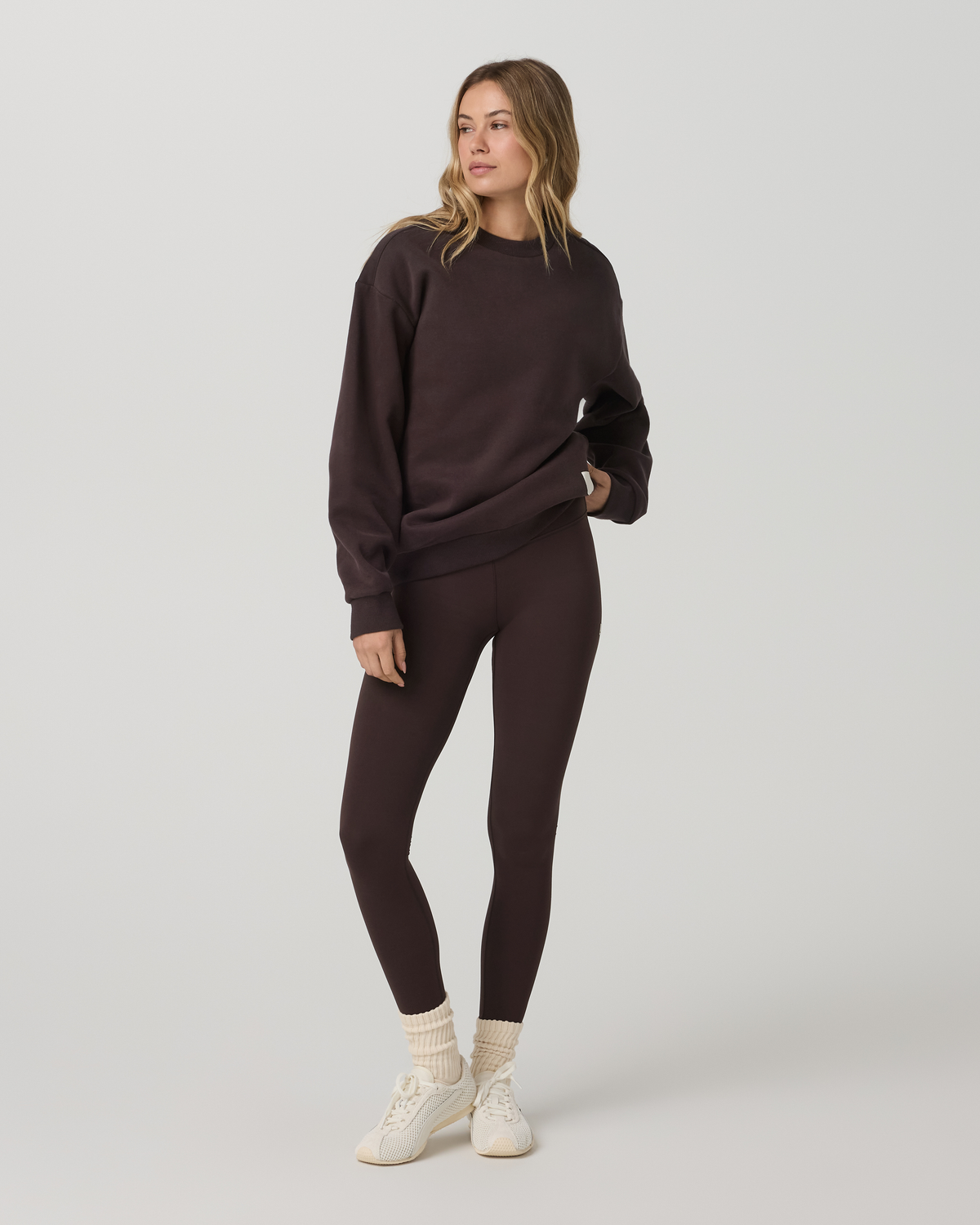 Restore Oversized Crew 2.0 French Roast Sweatshirt - Image 4