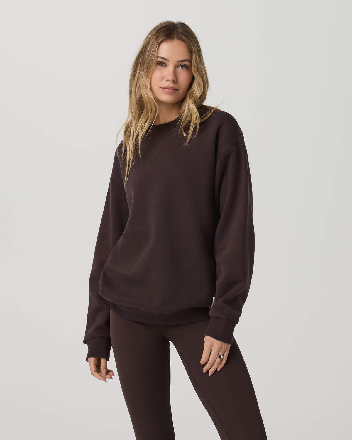 Restore Oversized Crew 2.0 French Roast Sweatshirt - Image 6