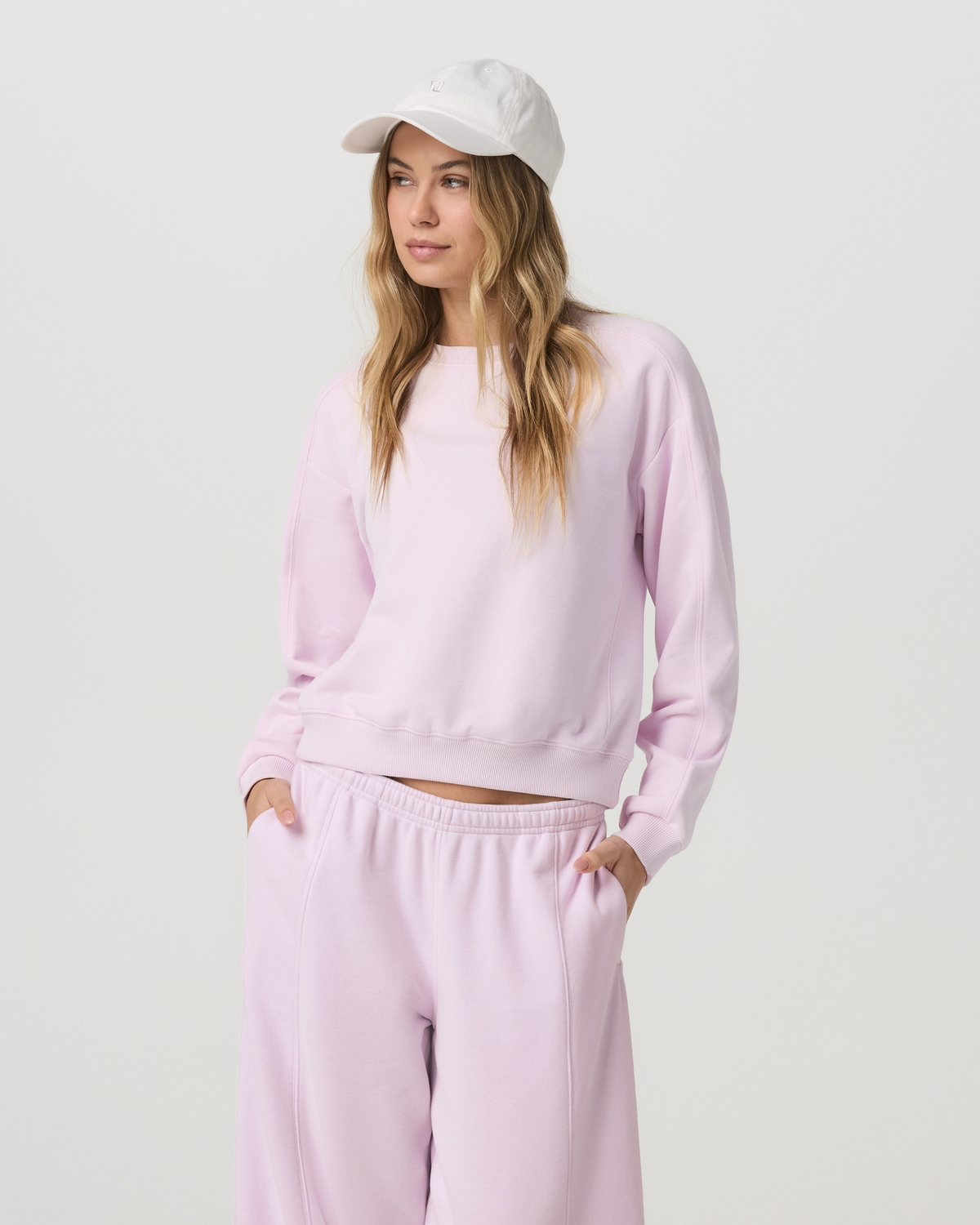 Sedona Seams Crew Women's Lilac Breeze Sweatshirt - Image 2