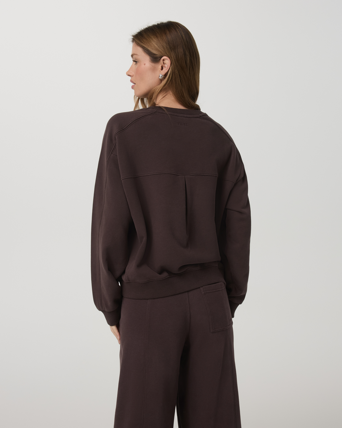 Sedona Seams Crew Women's French Roast Sweatshirt - Image 3