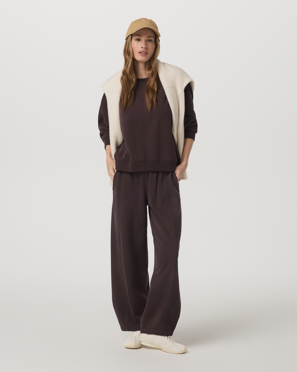 Sedona Seams Crew Women's French Roast Sweatshirt - Image 4