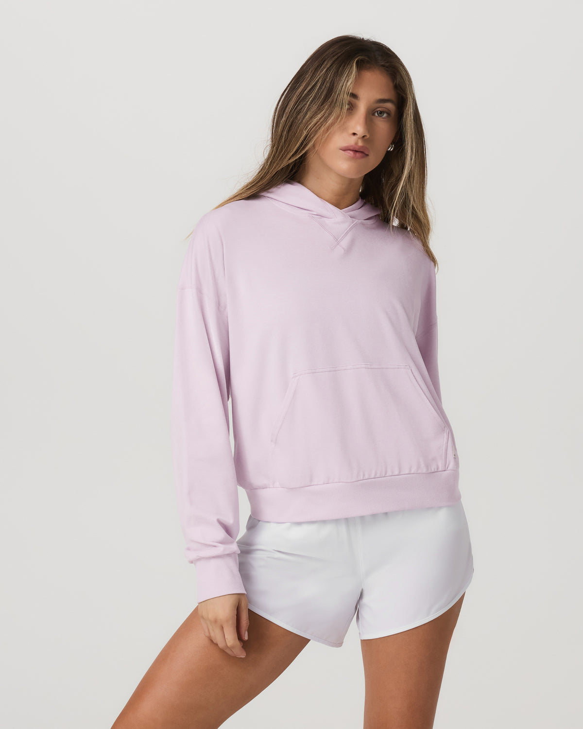 Women's Halo Modern Pullover Hoodie Lilac Breeze Heather