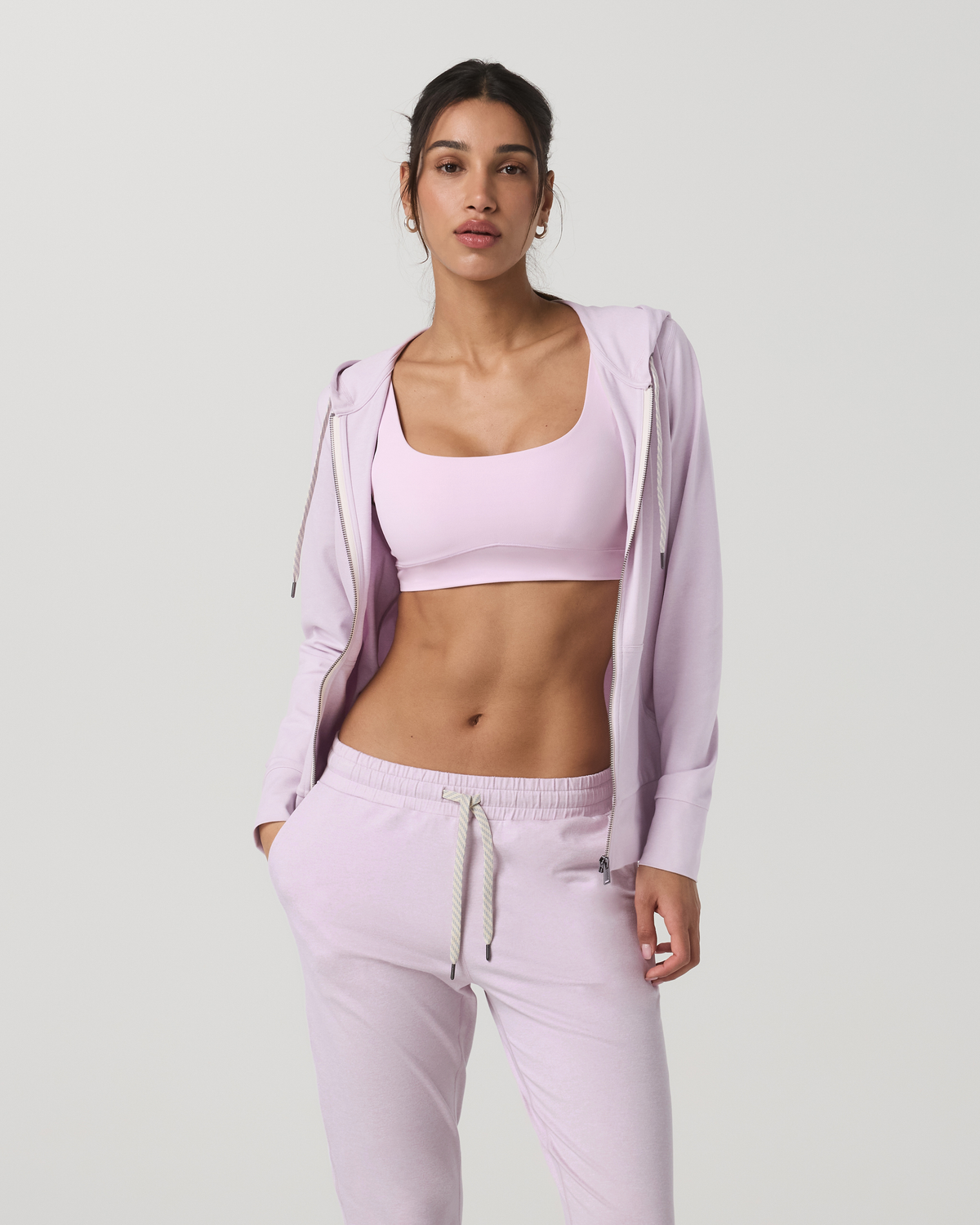 Halo Performance Hoodie 2.0 Lilac Breeze Heather Hoodie - Image 2