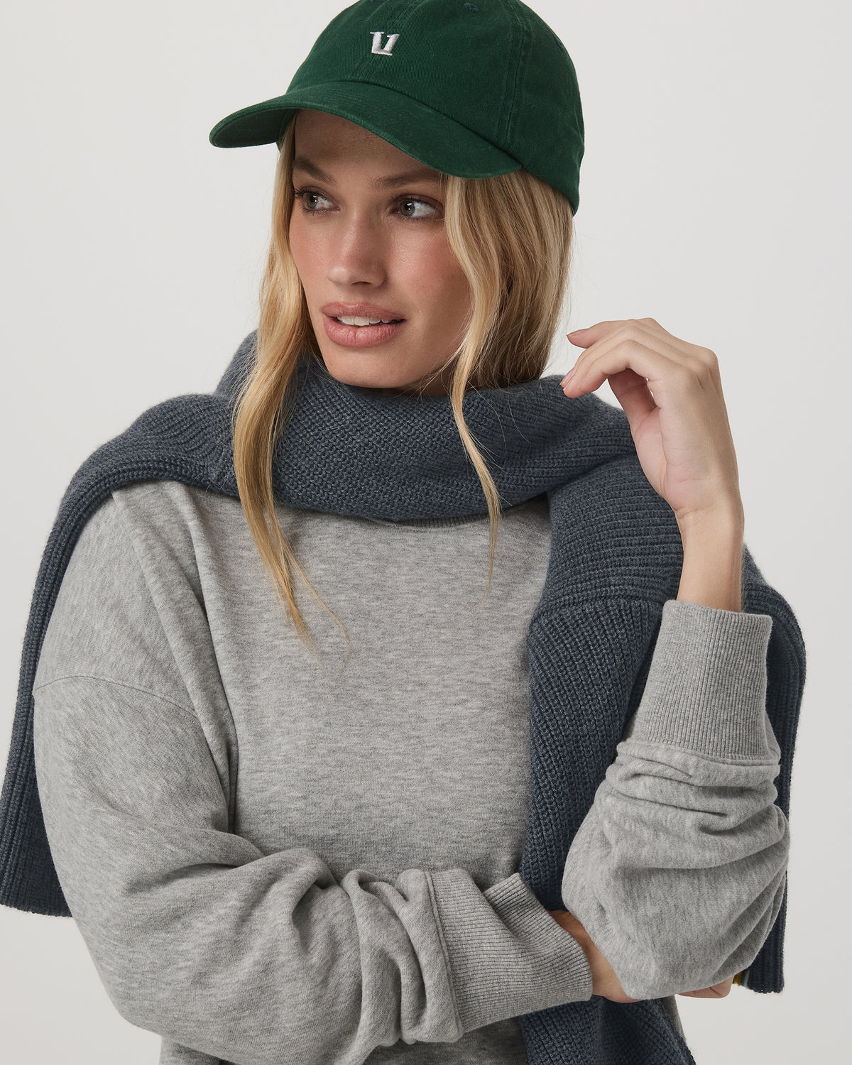 Sedona Weekender Crew Light Heather Grey Crewneck - Image 2