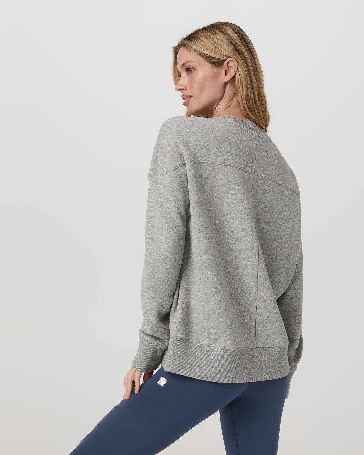 Sedona Weekender Crew Light Heather Grey Crewneck - Image 3