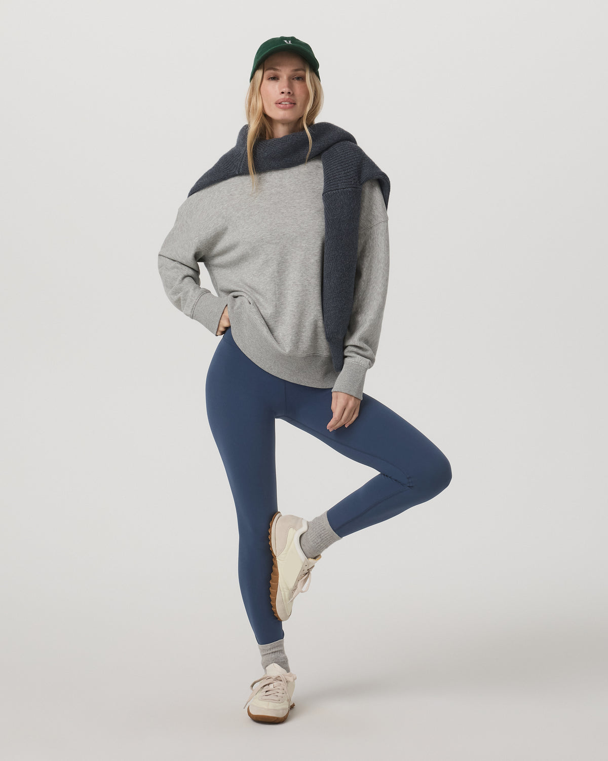 Sedona Weekender Crew Light Heather Grey Crewneck - Image 4