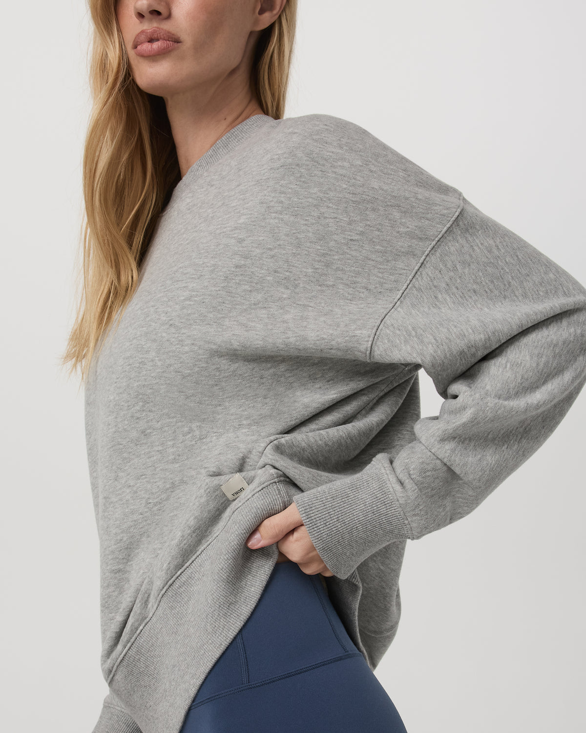 Sedona Weekender Crew Light Heather Grey Crewneck - Image 5