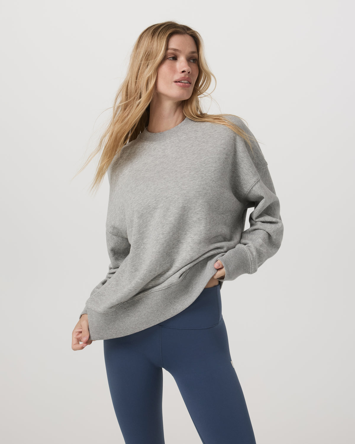 Sedona Weekender Crew Light Heather Grey Crewneck - Image 6