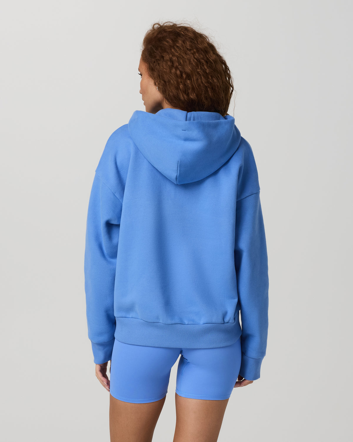 Restore Full Zip Hoodie Riviera Blue Zip-Up Sweater - Image 3