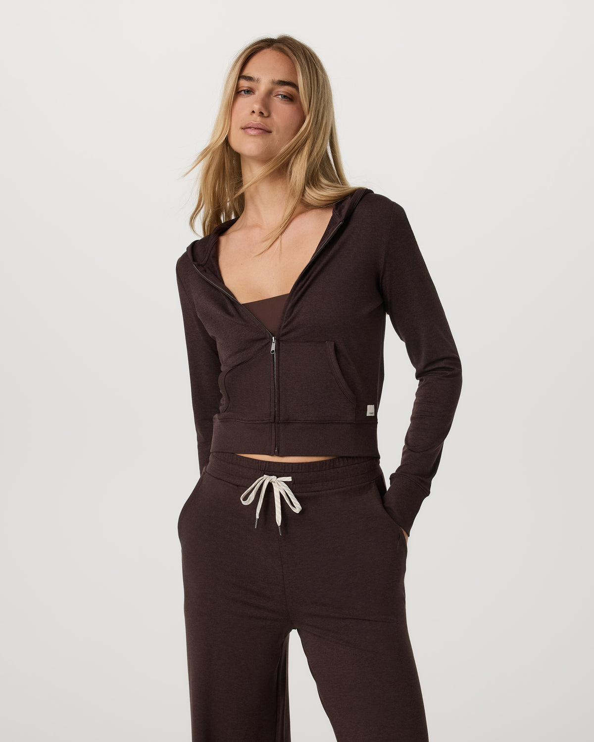 Halo Mini FZ Hoodie Women's Java Heather Hoodie
