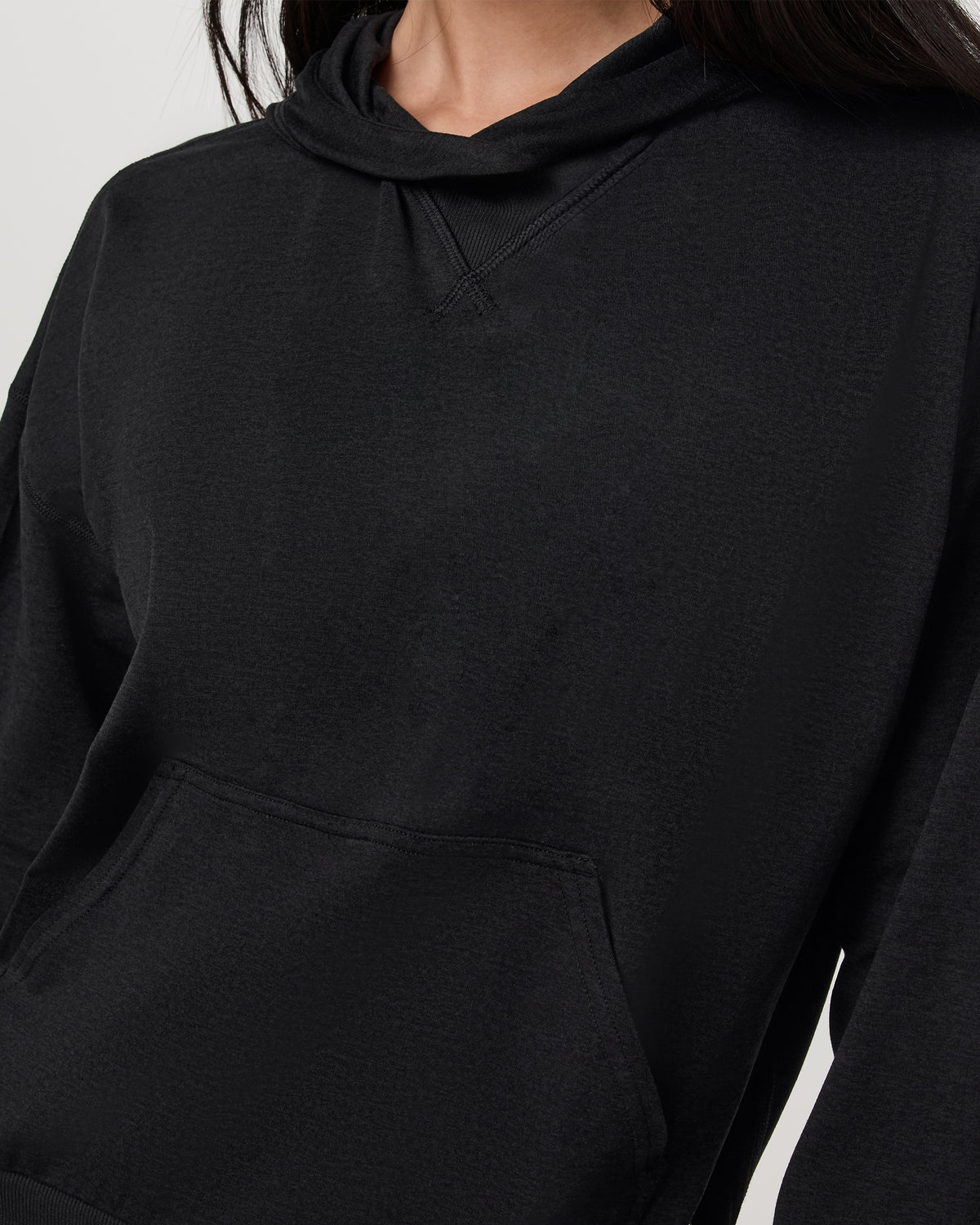 Halo Pullover Hoodie Women's Black Heather Hoodie - Image 2