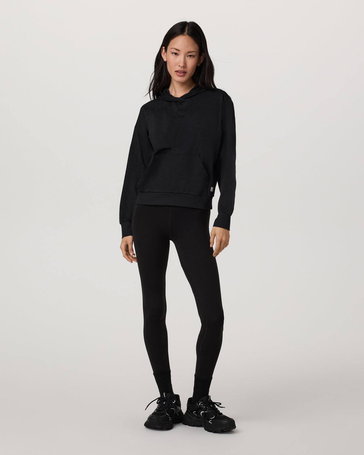 Halo Pullover Hoodie Women's Black Heather Hoodie - Image 4
