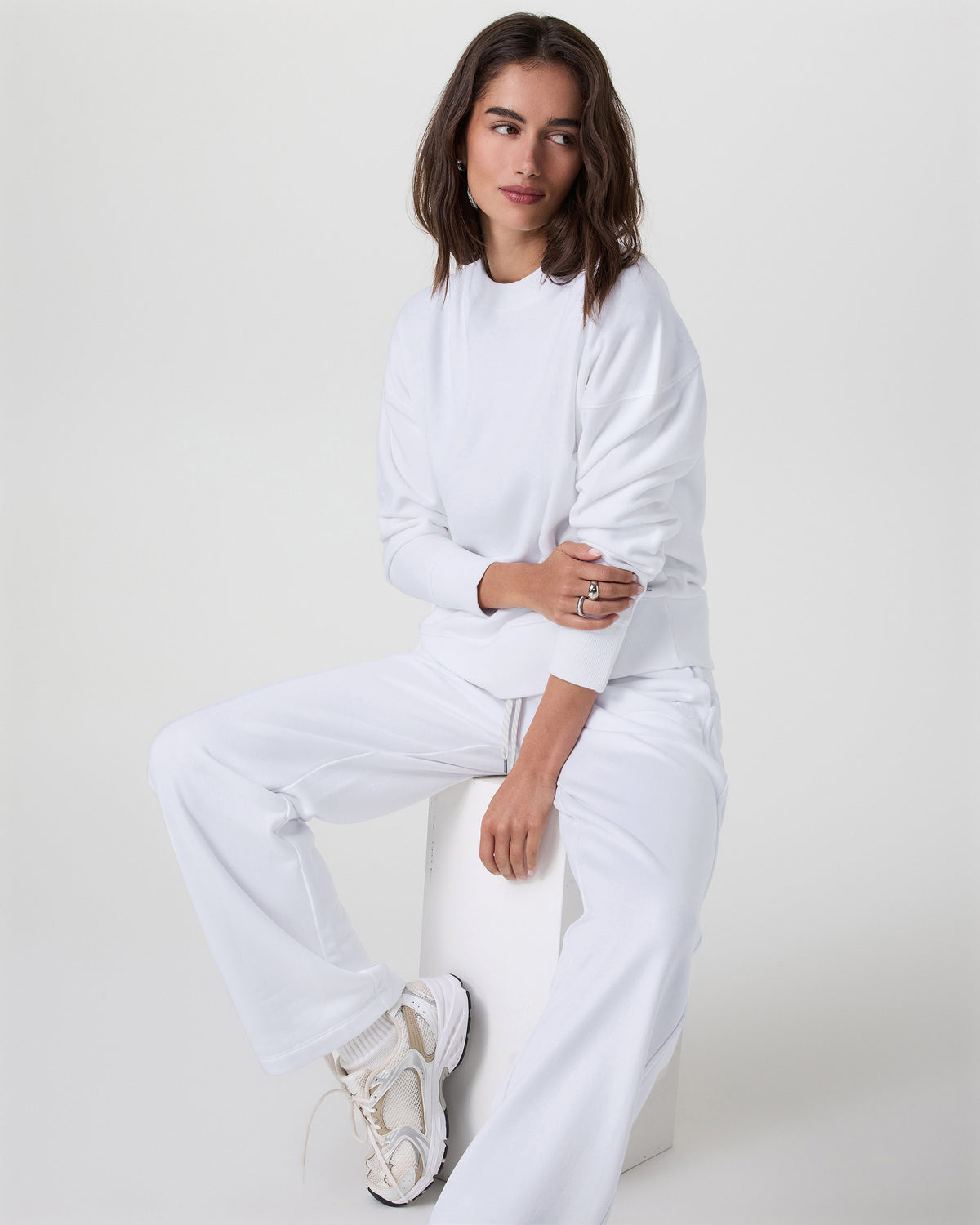 Sedona Weekender Crew Women's White Pullover