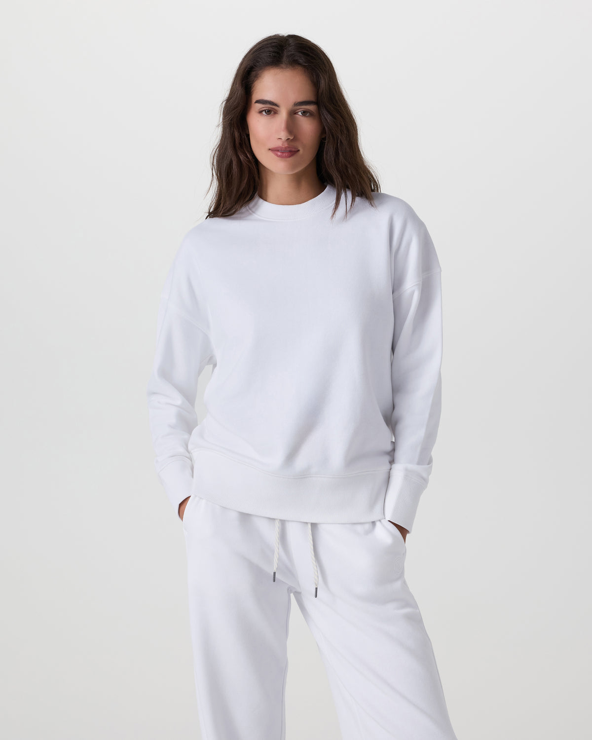 Sedona Weekender Crew Women's White Pullover - Image 4