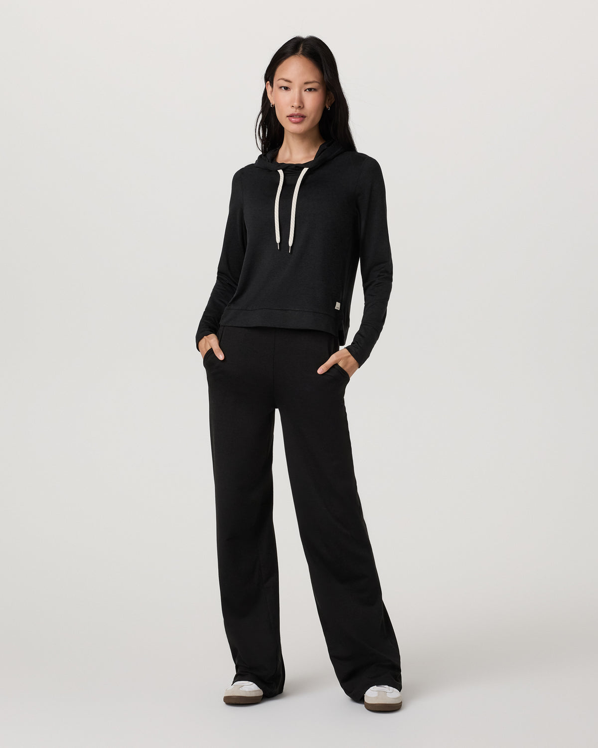 Halo Essential Hoodie Black Heather Sweatshirt - Image 2