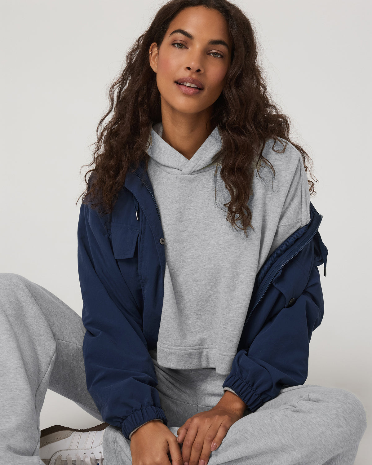 Sedona Pullover Hoodie Light Heather Grey Hoodie - Image 5