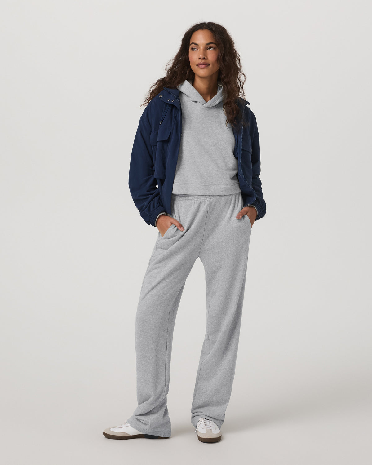 Sedona Pullover Hoodie Light Heather Grey Hoodie - Image 6