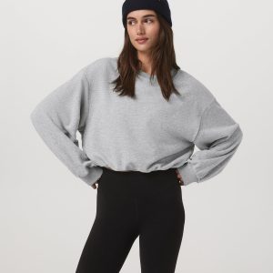 Sedona Bubble Crew Women's Light Heather Grey Crewneck