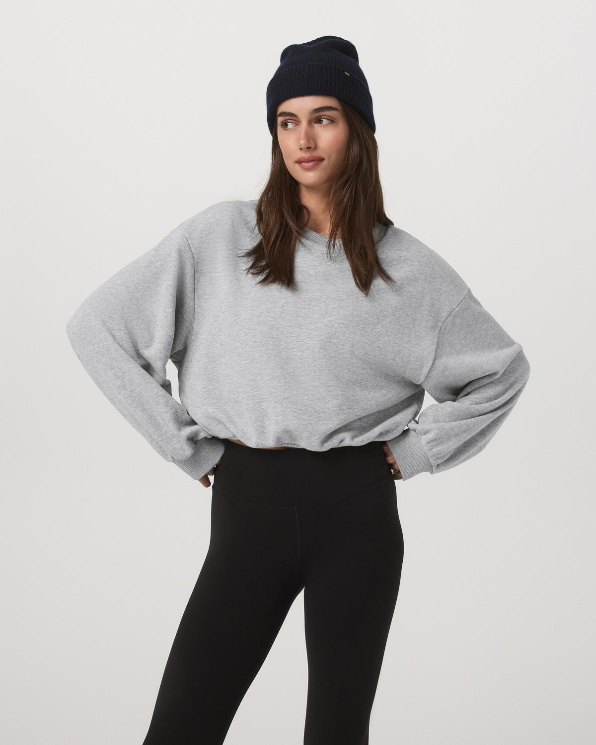 Sedona Bubble Crew Women's Light Heather Grey Crewneck