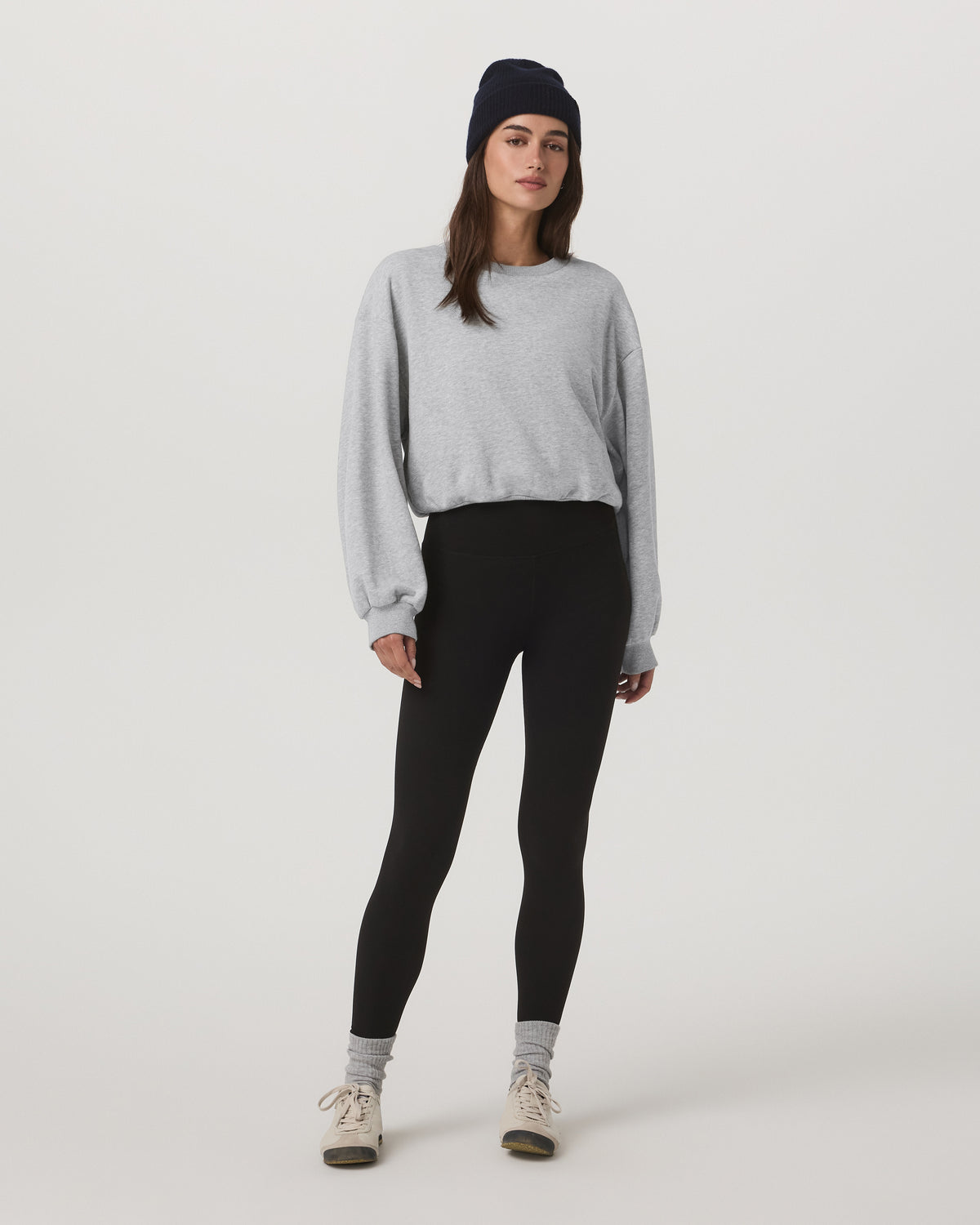 Sedona Bubble Crew Women's Light Heather Grey Crewneck - Image 2