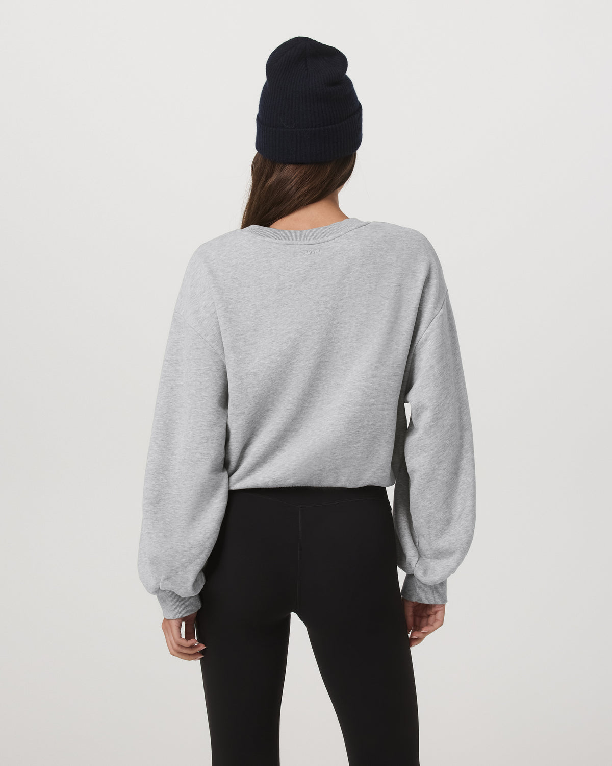 Sedona Bubble Crew Women's Light Heather Grey Crewneck - Image 3