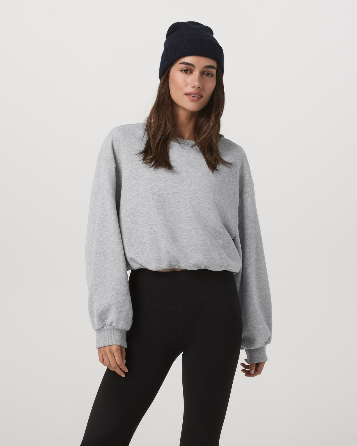 Sedona Bubble Crew Women's Light Heather Grey Crewneck - Image 5