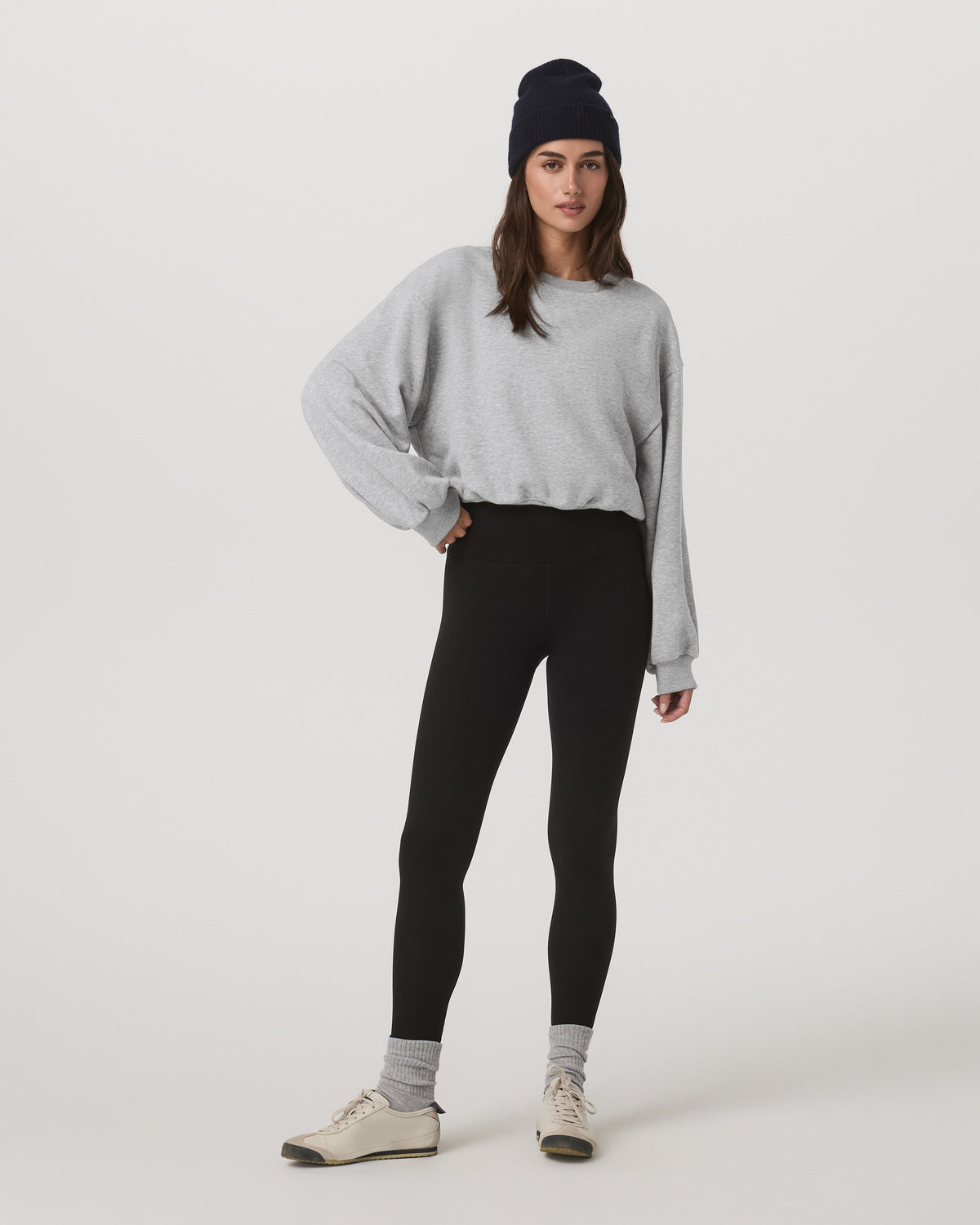 Sedona Bubble Crew Women's Light Heather Grey Crewneck - Image 6