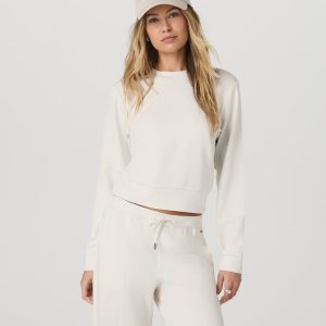 Compose Crew Marshmallow Pullover Fleece Sweatshirt