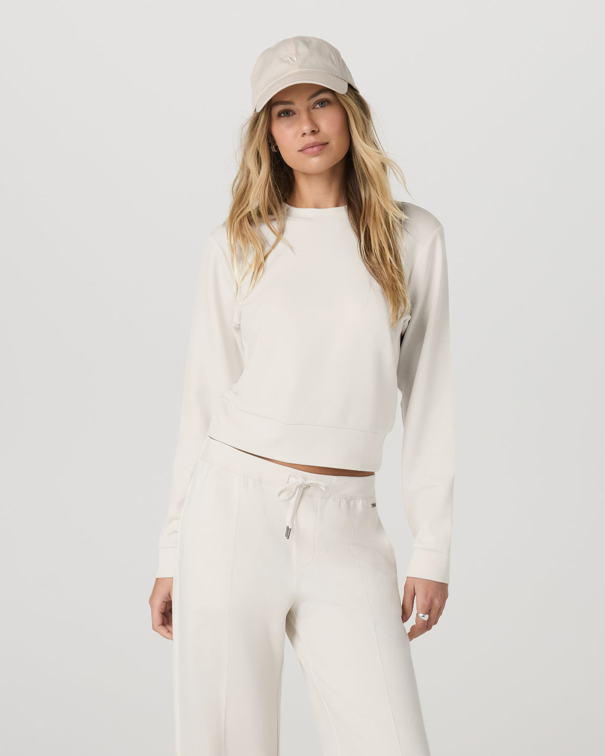 Compose Crew Marshmallow Pullover Fleece Sweatshirt