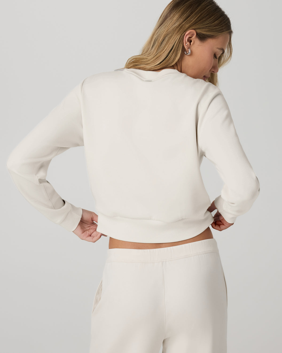 Compose Crew Marshmallow Pullover Fleece Sweatshirt - Image 3