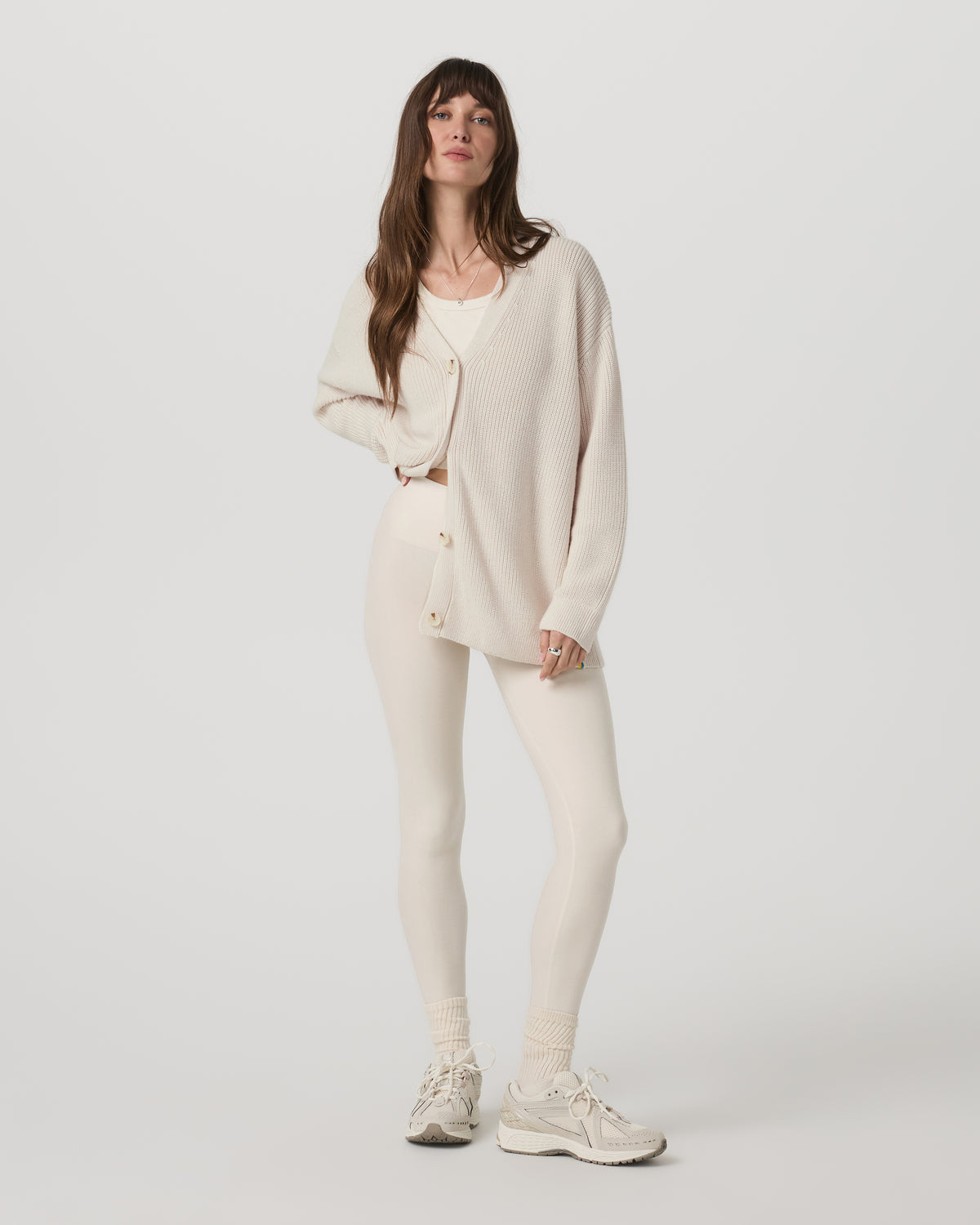 Alps Boyfriend Cardigan Women's Marshmallow Sweater - Image 2