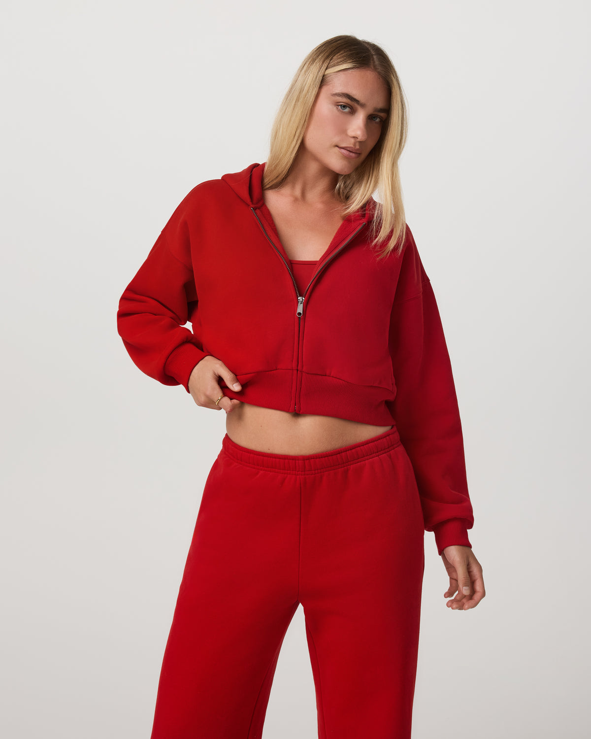Restore Mini Full Zip Hoodie Women's Cherry Jacket - Image 4