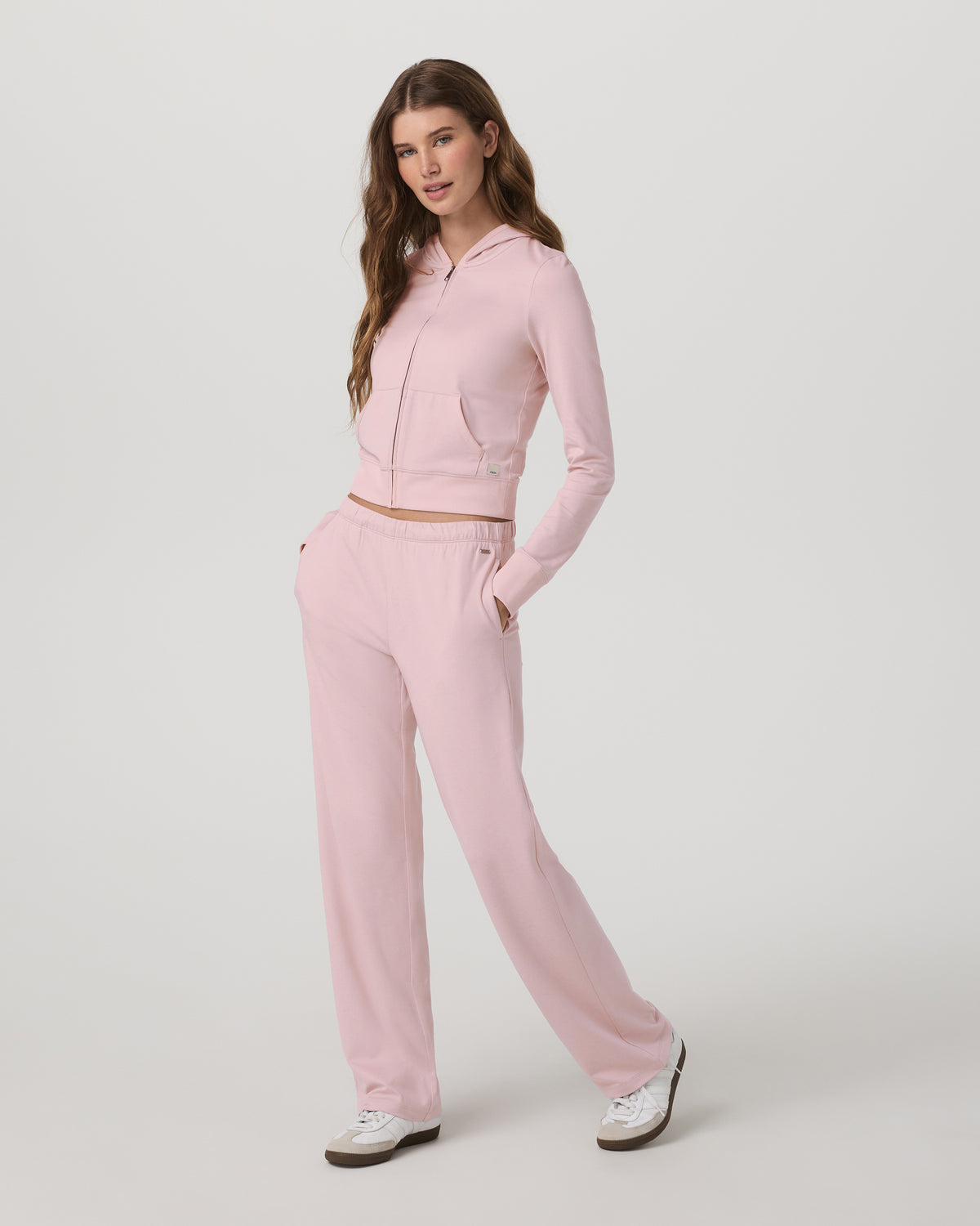Halo Mini FZ Hoodie Women's Vintage Rose Hoodie - Image 2