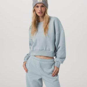 Restore Mini Crew Women's Blue Haze Crewneck