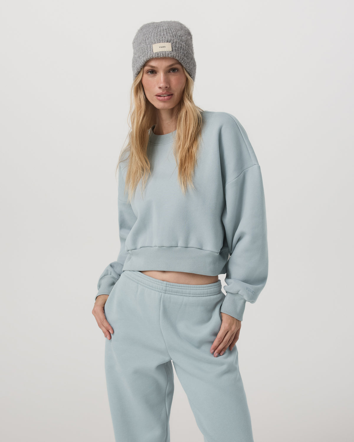 Restore Mini Crew Women's Blue Haze Crewneck