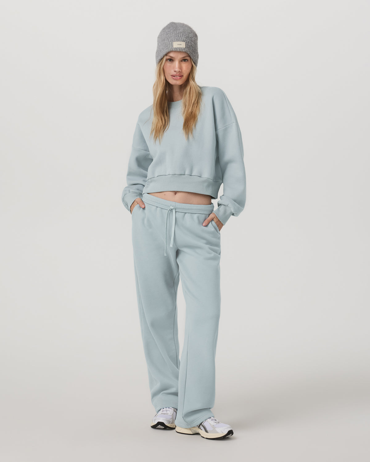 Restore Mini Crew Women's Blue Haze Crewneck - Image 2