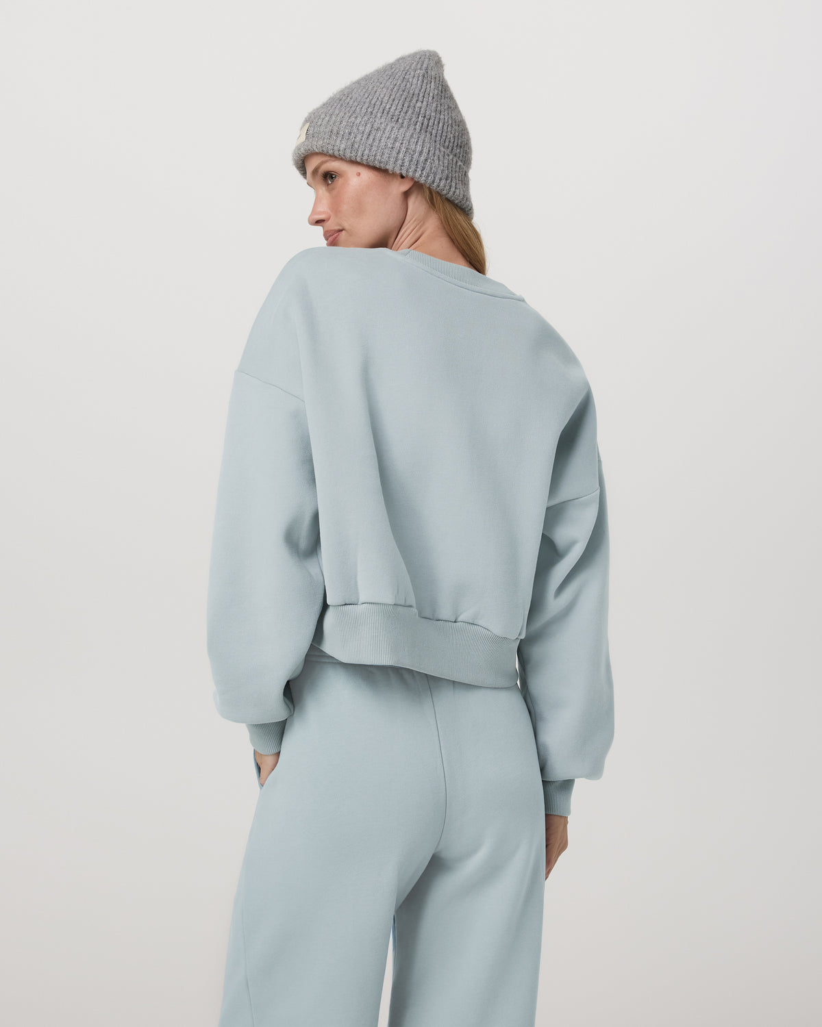 Restore Mini Crew Women's Blue Haze Crewneck - Image 3