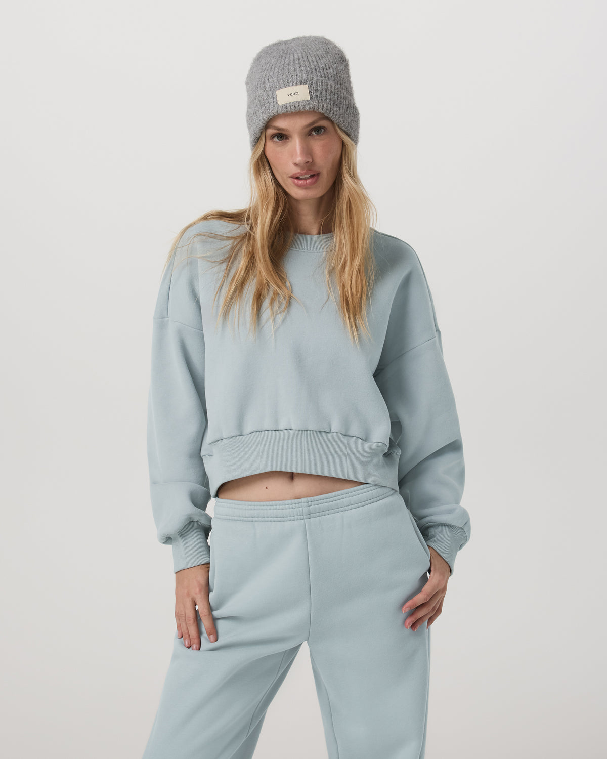 Restore Mini Crew Women's Blue Haze Crewneck - Image 6