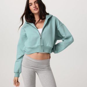 Restore Mini Full Zip Hoodie Women's Sea Spray Jacket