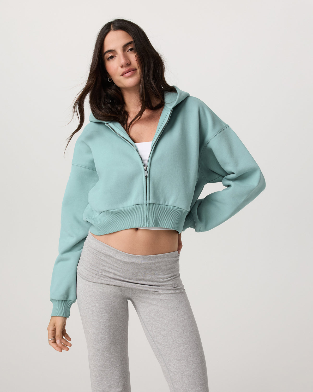 Restore Mini Full Zip Hoodie Women's Sea Spray Jacket