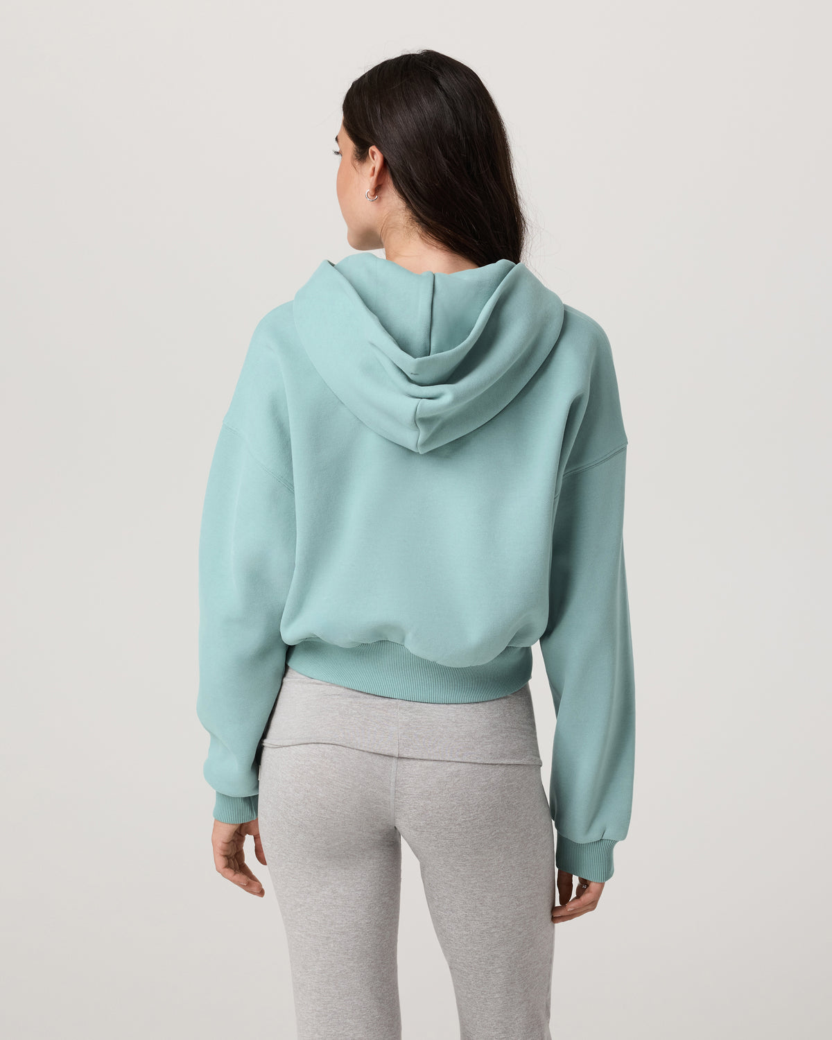 Restore Mini Full Zip Hoodie Women's Sea Spray Jacket - Image 3