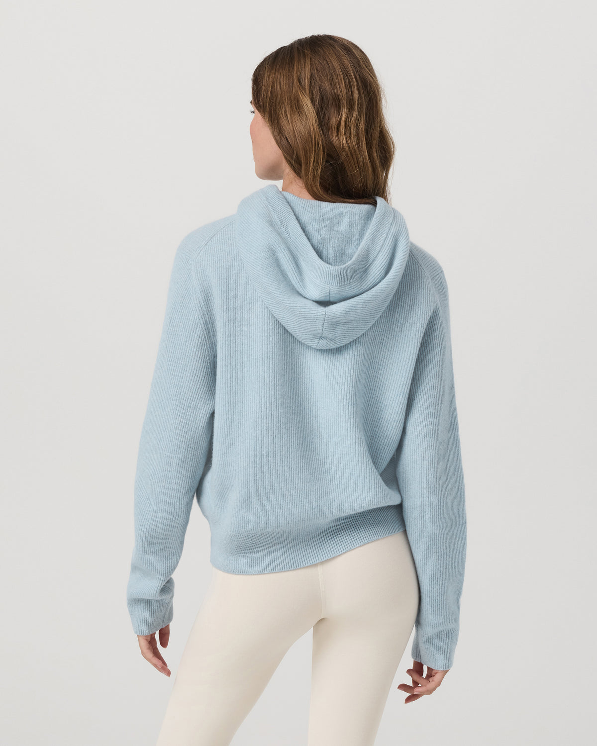 ??milie Cashmere Hoodie Women's Bluebell Zip - Image 3