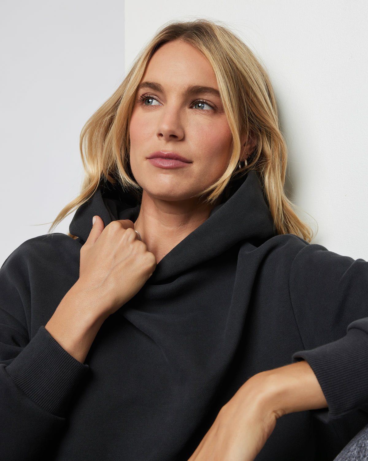 Restore Oversized Hoodie Washed Black - Image 4