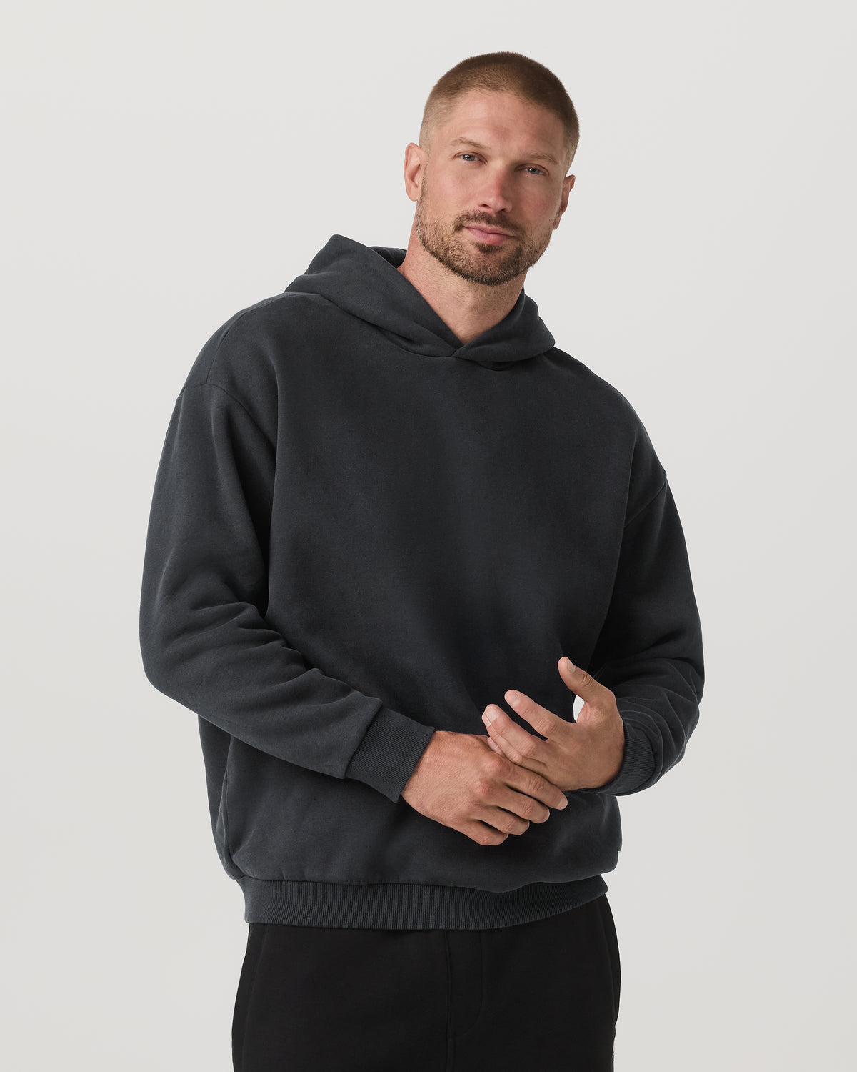 Restore Oversized Hoodie Washed Black - Image 5