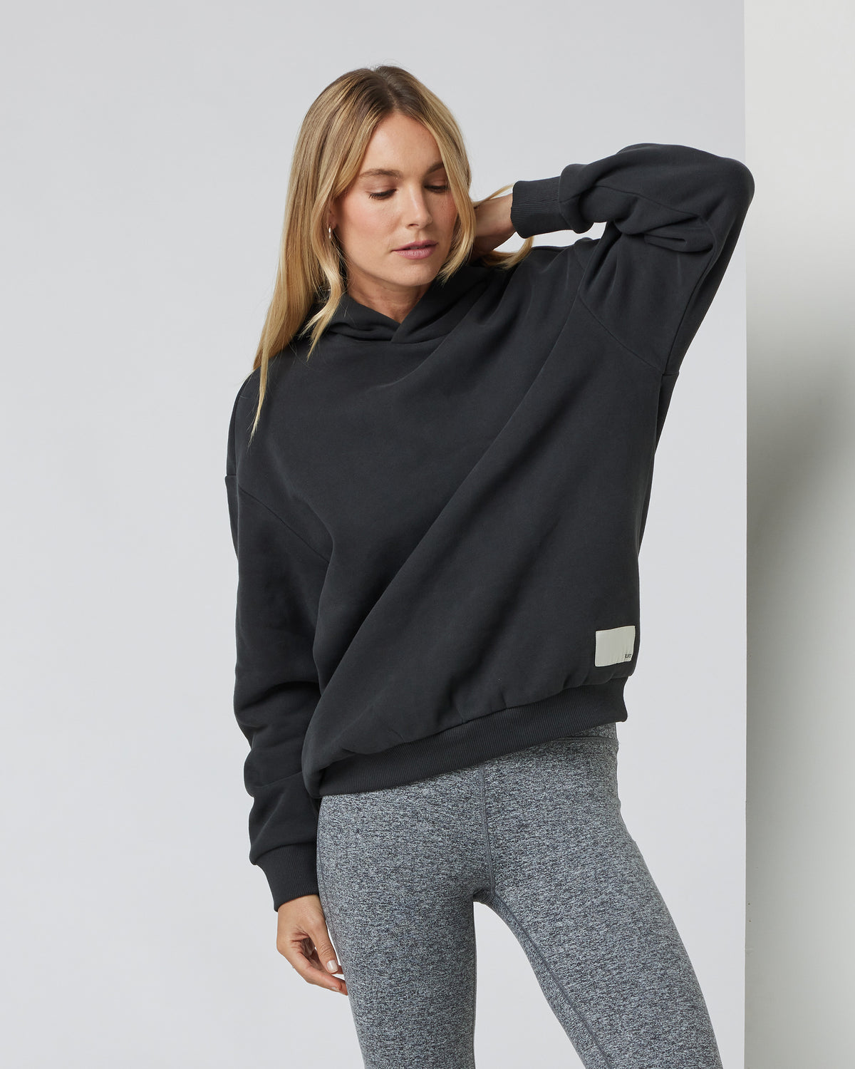 Restore Oversized Hoodie Washed Black - Image 8